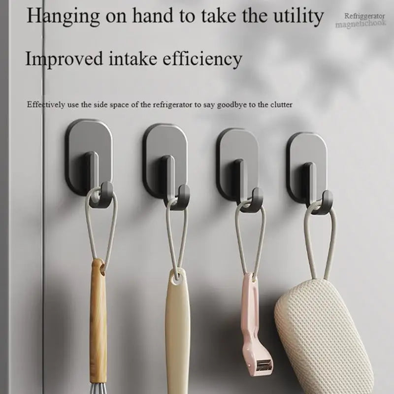 Magnetic Hooks for Fridge – Multi-Use ABS Hook Organizer Magnetic Hook Organizer Vue