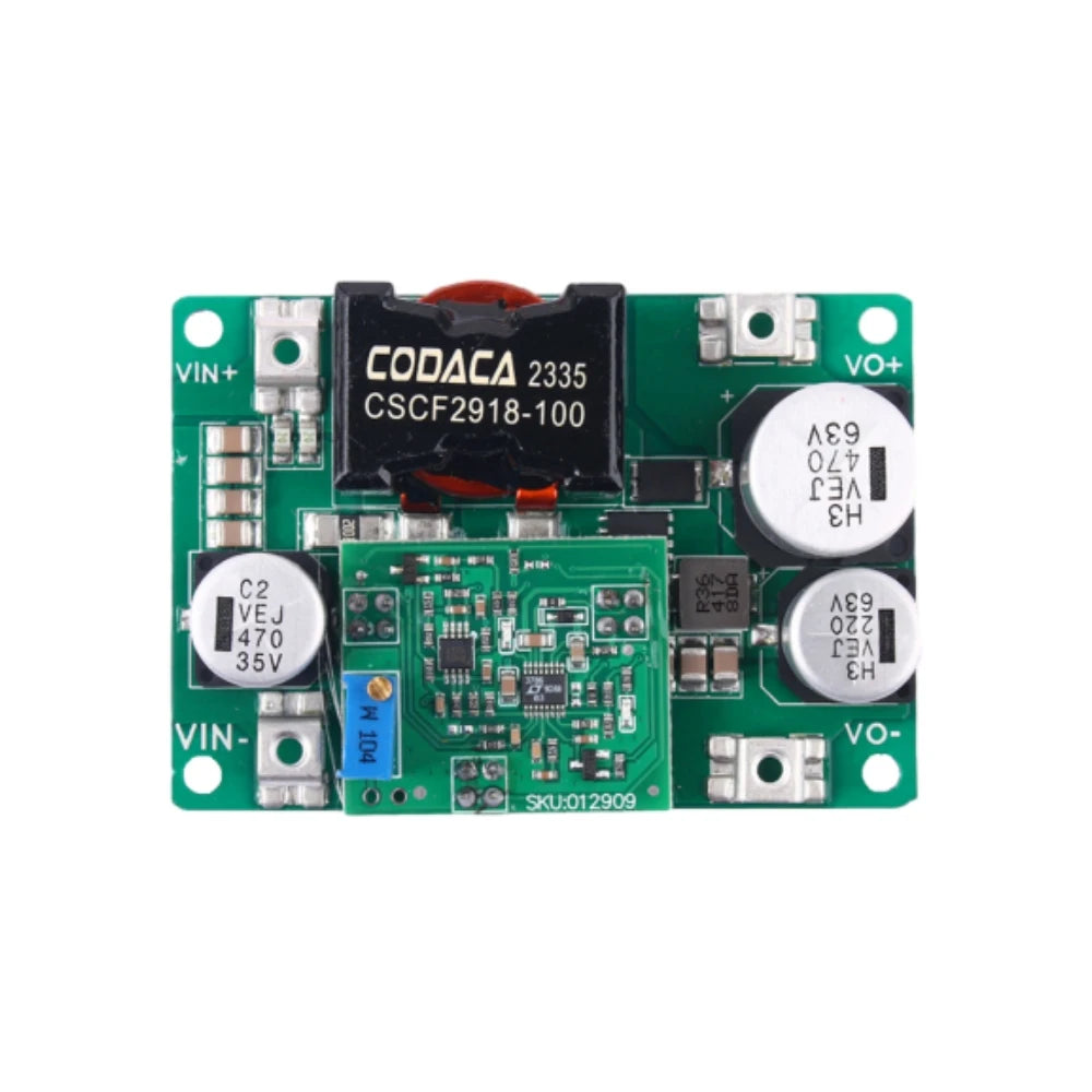 DC-DC Boost Power Supply Module 750W High-power Adjustable Step-up Power Board DC5-32V to DC12-52V Non-isolated Power Module Vue