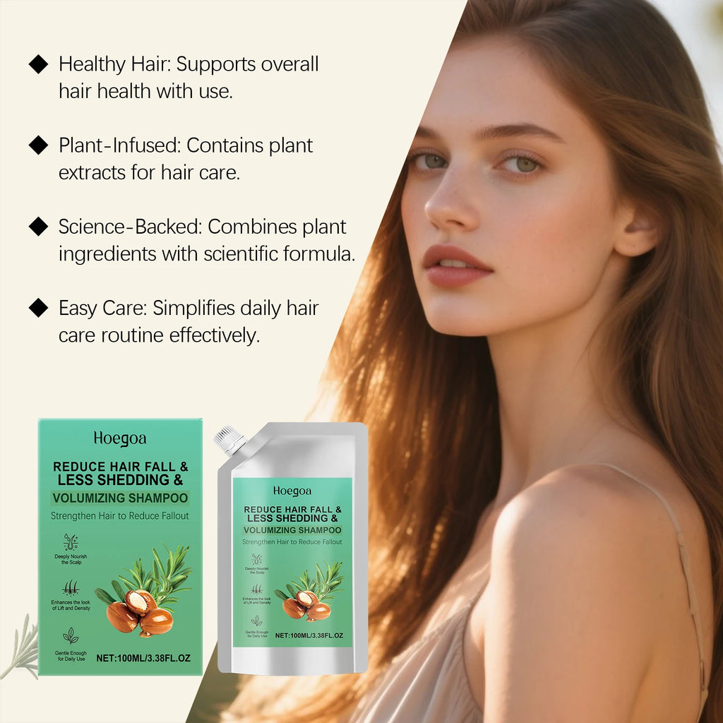 Volumizing Care Shampoo - A Daily Gentle Shampoo for Smoothing Hair Strands, Enhancing Hair Shine and Adding Lightweight Volume Vue