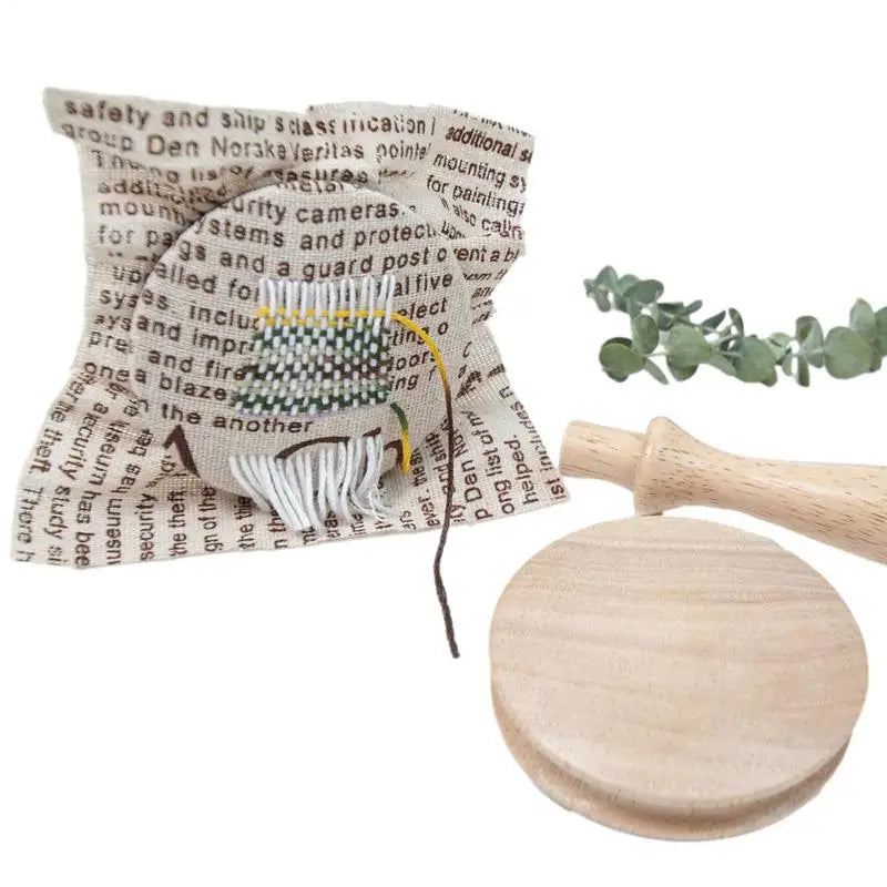 Wooden Darning Mushroom Kit – DIY Sock Mending Tool Set Darning Sewing Kit Vue
