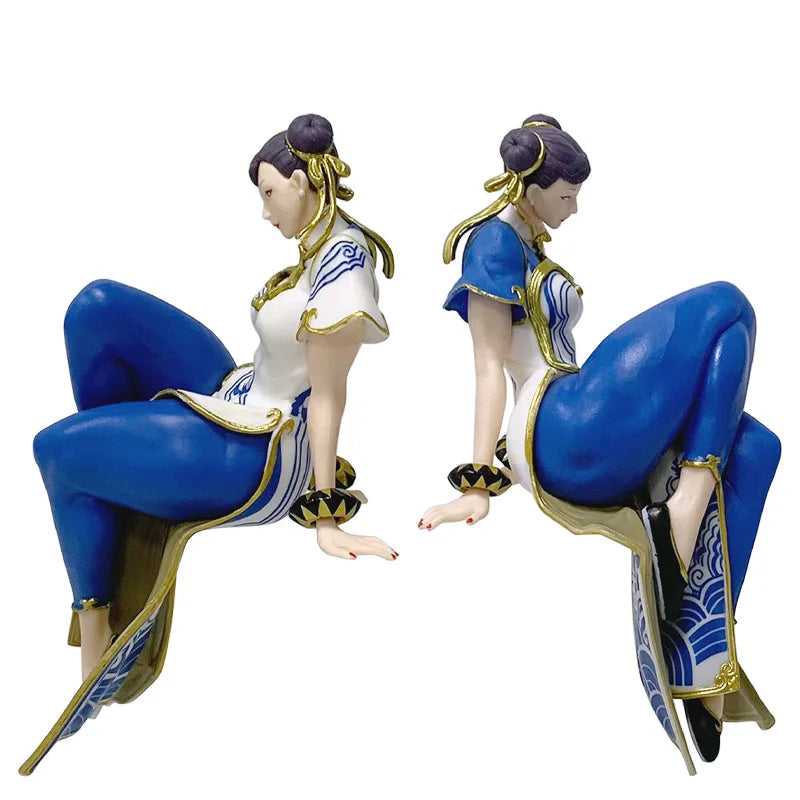 In Stock Game Street Fighter 6 PM Chokonose Figure 14CM Chun-Li 14cm Anime Collections Model Toy Figures Gift Vue