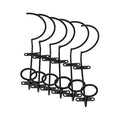 Wall-Mounted Wine Rack, Wine Bottle Display Rack, Storage Rack For Storing Drinks/Bottles 6Pcs Vue Black
