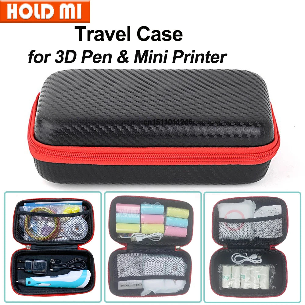 Portable Special Storage Bag For 3D Printing Pen Mini Printer Storage Bag Case Travel Case for Thermal Printer 3D Pen Accessory Vue