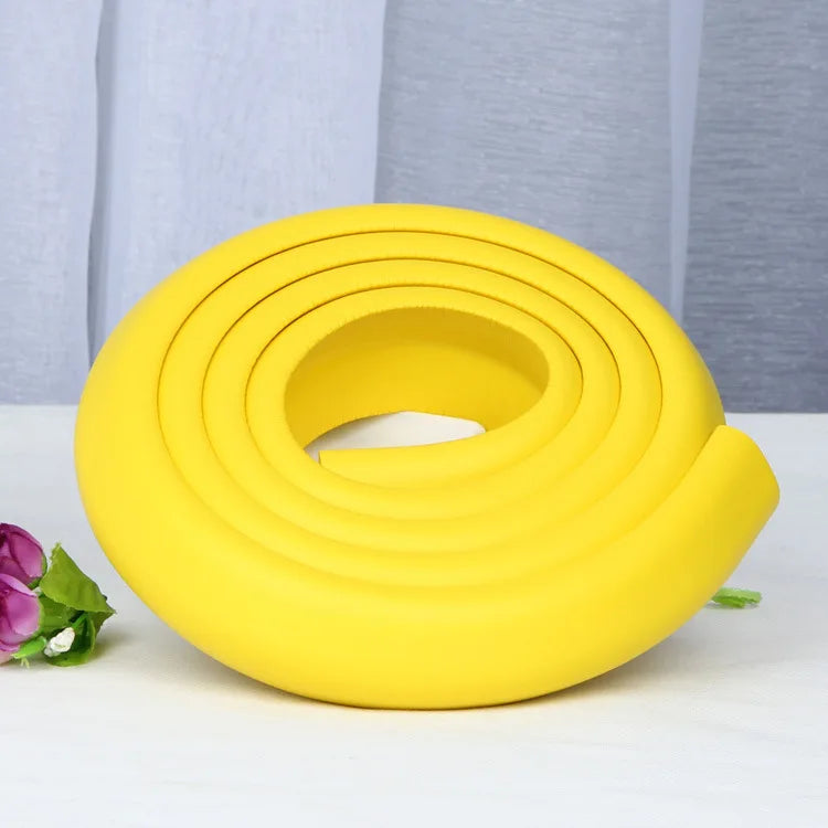 vvocci 2M Protector Edge U Shape Baby Safety Furniture Table Extra Thick Desk Cover Protective Tape Foam Corners Bumper Guard Vue B97 Yellow