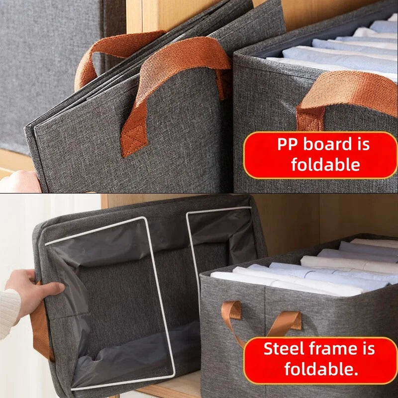 Thicken Clothes Organizer Pants Sweater Storage Cabinets Drawers Organizer Jeans Storage Box Wardrobe Clothes Organizers Vue