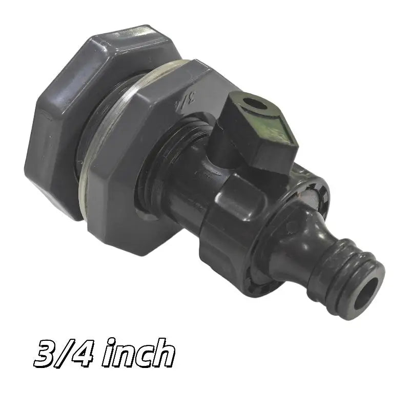 Garden Rainwater Collection Kit 3 4 Inch PVC Rain Bucket Diverter with Valve Fittings and Easy Fit Connector Vue