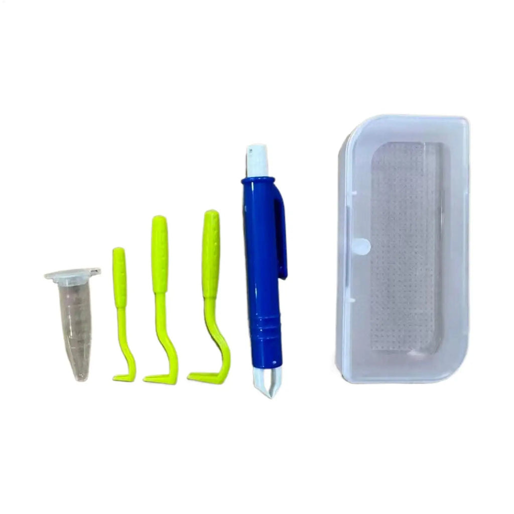 Portable Tick Removal Tweezers, Reusable Pet Tick Remover Tool for Dogs Cats, Safe Tick Hook for Cattle Sheep Horse Outdoor Home Vue