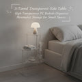 Clear 3-Tier Round Side Table | Acrylic Nightstand & End Table Tiered Side Table Vue United States