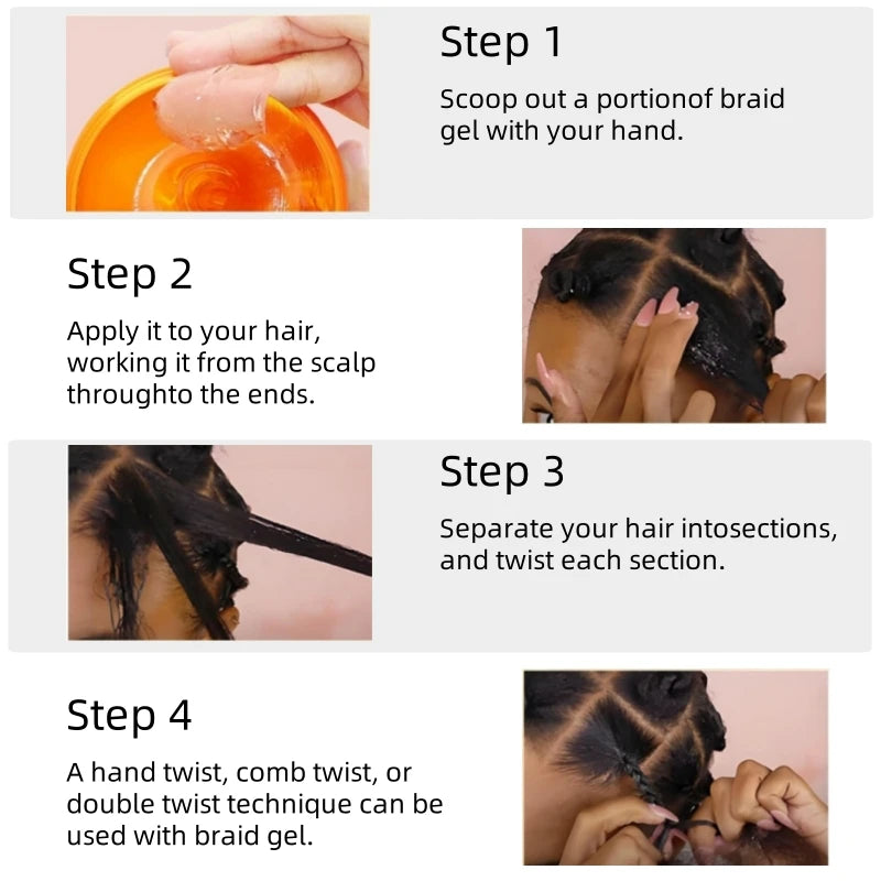 113g Sadoer Styling Hair Gloss Gel, with a Refreshing and Non-Sticky Texture, Rich in Ingredients Such as Beeswax, Tocopherol, and Honey Extracts, Easy to Style Hair Details, Allowing You to Change Your Hairstyle at Will and Vue