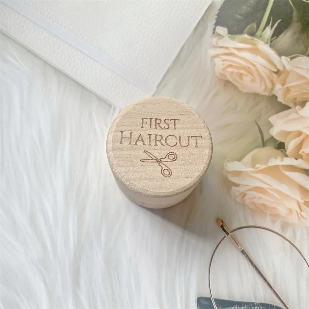 Creative 5cm Round Jewelry Box Collection Earrings Holder Wood Storage Box Necklace Organize Primary Teeth Storage Gift Box Vue