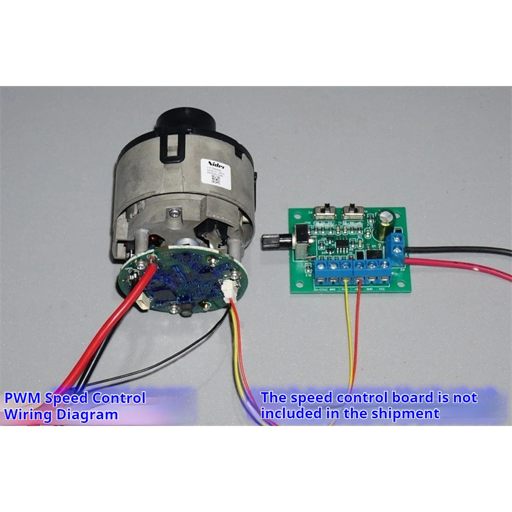 25.2V 250W High Power Brushless Turbine Fan Motor 16-30V PWM Speed Control Built-in Driver Brushless Fan for Vacuum Cleaner Vue