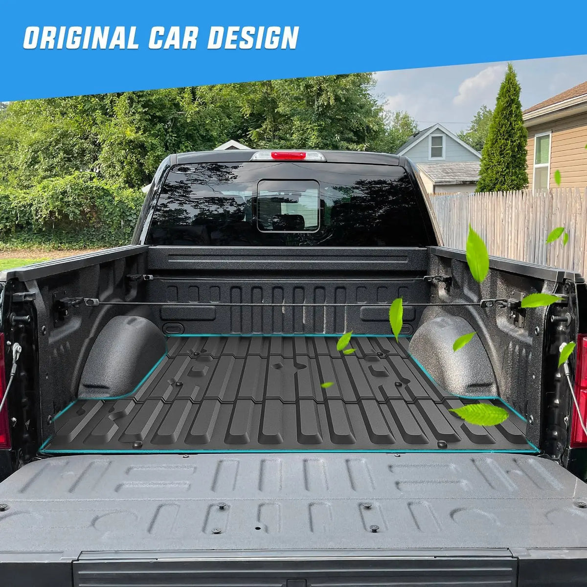 Nilight Truck Bed Mat Compatible with 2017-2026 Ford Super Duty F250/F350/F450 6.75 FT, Heavy-Duty Cargo Liner, Non-Slip, All Weather Protection Vue