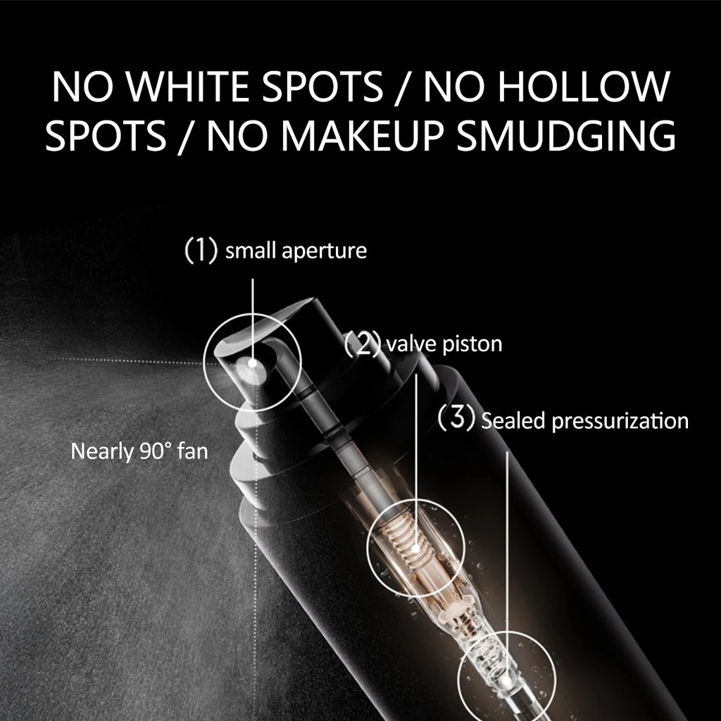 PRAMY Setting Spray FINISH,Fine Mist Texture,Refreshing&Non-Sticky,Long-Lasting Makeup Lock,Hydrating&Soothing,Gentle Formula Vue