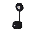 LED Wireless Spotlight Battery Operated Cat-Eye Bulb Wall Lamp Motion Sensor 360° Rotation Picture Light Artwork Lighting Vue Black