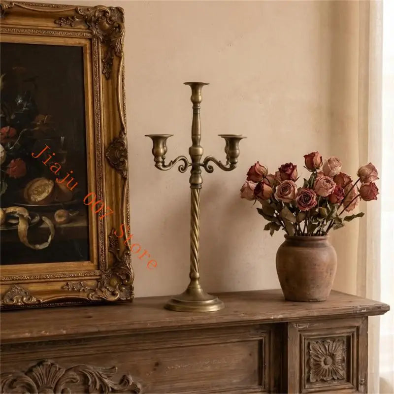 5-Arm Candelabra Taper Candle Holder Stand | Wedding Centerpiece Candelabra Candle Holder Vue