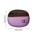 Electric Nail Trimmer with LED Light 2-Speed Automatic 4 In1 Automatic Nail Clipper for Seniors Elderly Women Adults Kids Vue Purple
