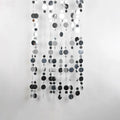 10PCS 1 Meter Sequins Hanging Foil Curtains Gold Silver Flash Curtains Round Sequin Rain Curtain Glitter Bead PVC Vue Silver