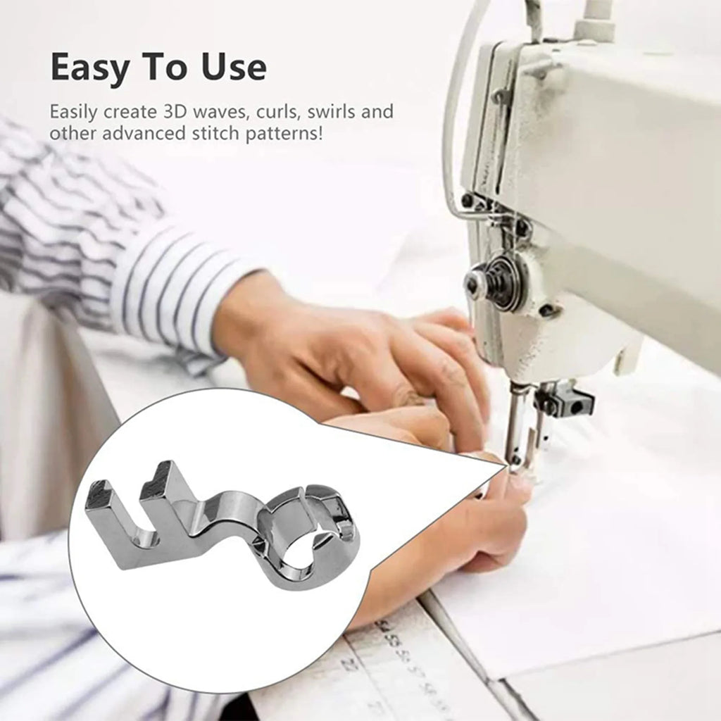ABKW-10X DIY Patchwork Maker Kit & Sewing Ruler Shank Ruler Foot Free Motion Darning For All Shank Sewing Machines Vue