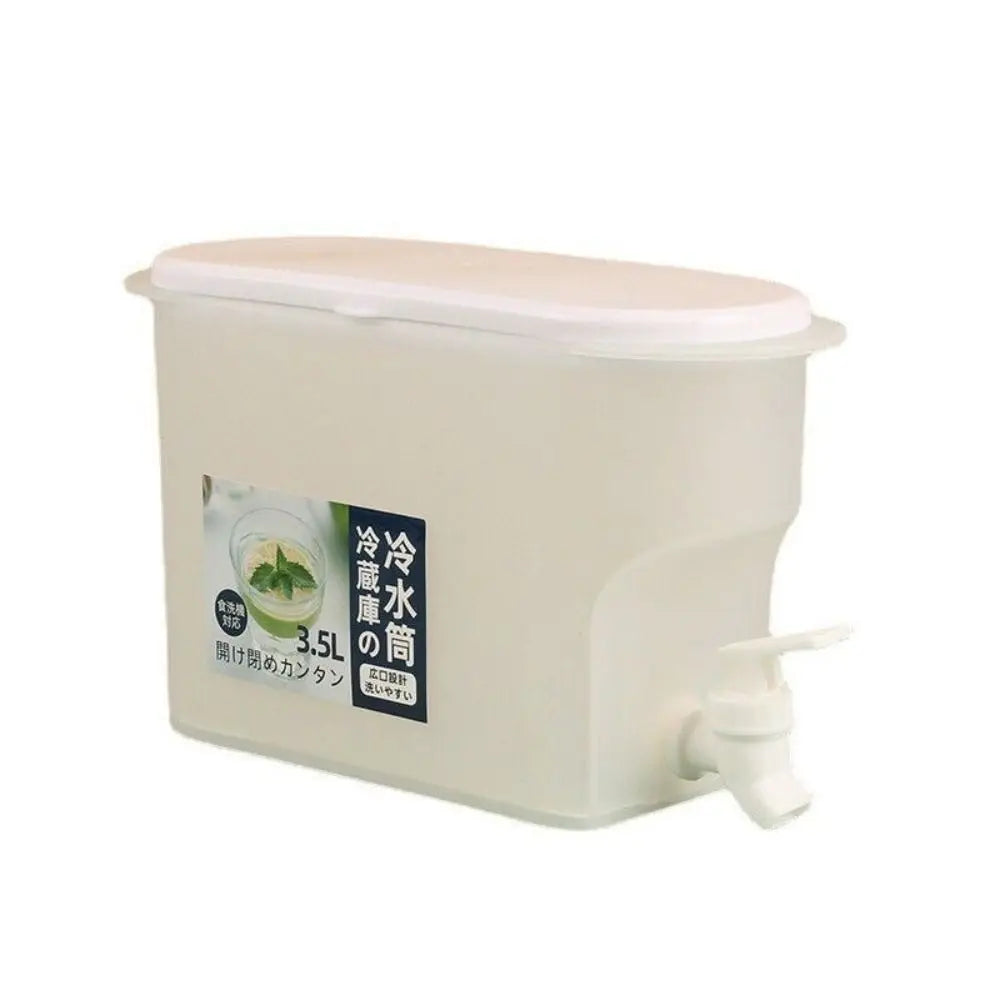Plastic Cold Water Jug Container Drink Kettle Tap Fruit Teapot
