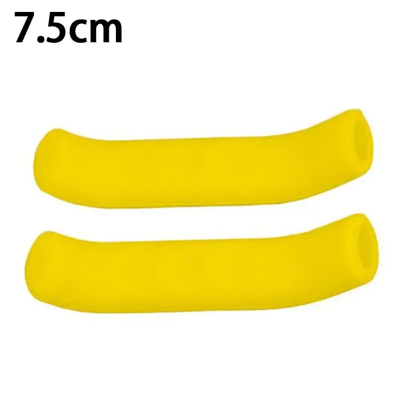 Silicone Bike Brake Lever Cover Non Slip Handle Protector Durable Bicycle Accessory for and Road Riding Safety Vue one size Yellow