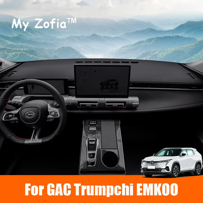For GAC Trumpchi EMKOO 2023 2024 2025 Car Dashboard Covers Avoid Light Pad Sun Shade Anti-UV Carpets Non-Slip Mat Accessories Vue