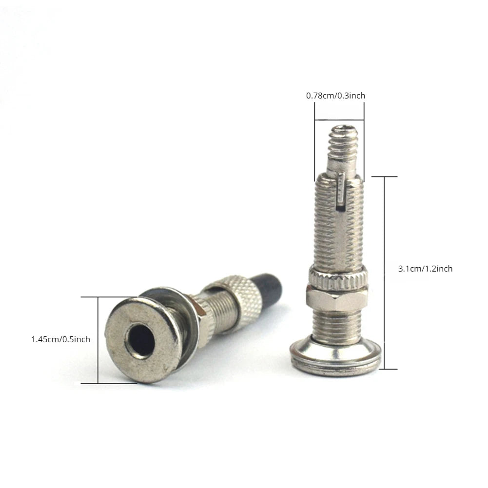 4Pcs Bicycle Tubeless Valve Zinc Alloy Woods English Valves Mountain Bike Dunlop Valve Core MTB Road Bike Parts Tool Vue
