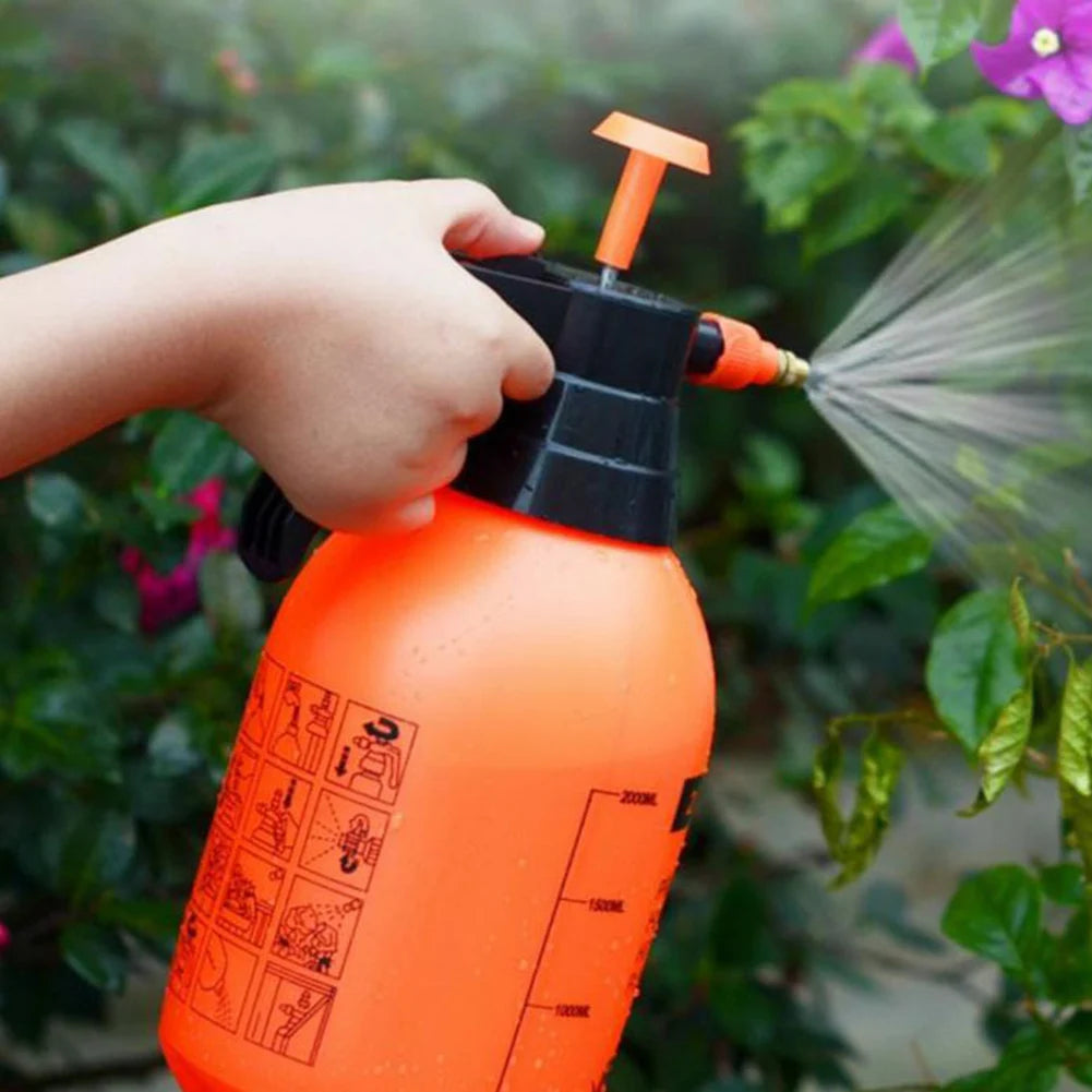 3L Manual Pump Bottle Portable Hand Operated Pressure Spray Bottle Handheld Garden Pump Sprayer Spray Weed Killer/Chemical Water Vue
