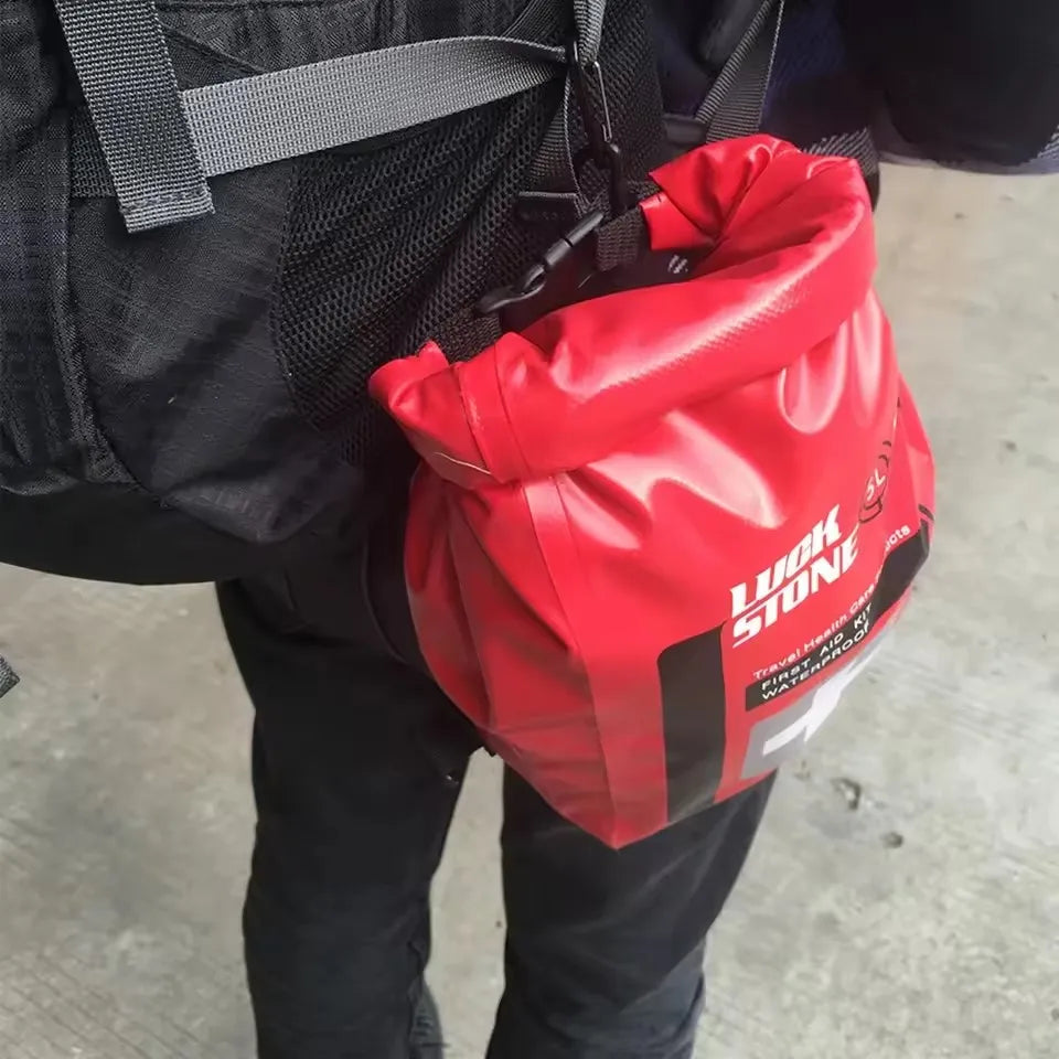 New Portable 5L Waterproof First Aid Bag With Shoulder Strap Outdoor Survival Emergency Kits For Outdoor Camp Hiking Fishing Vue