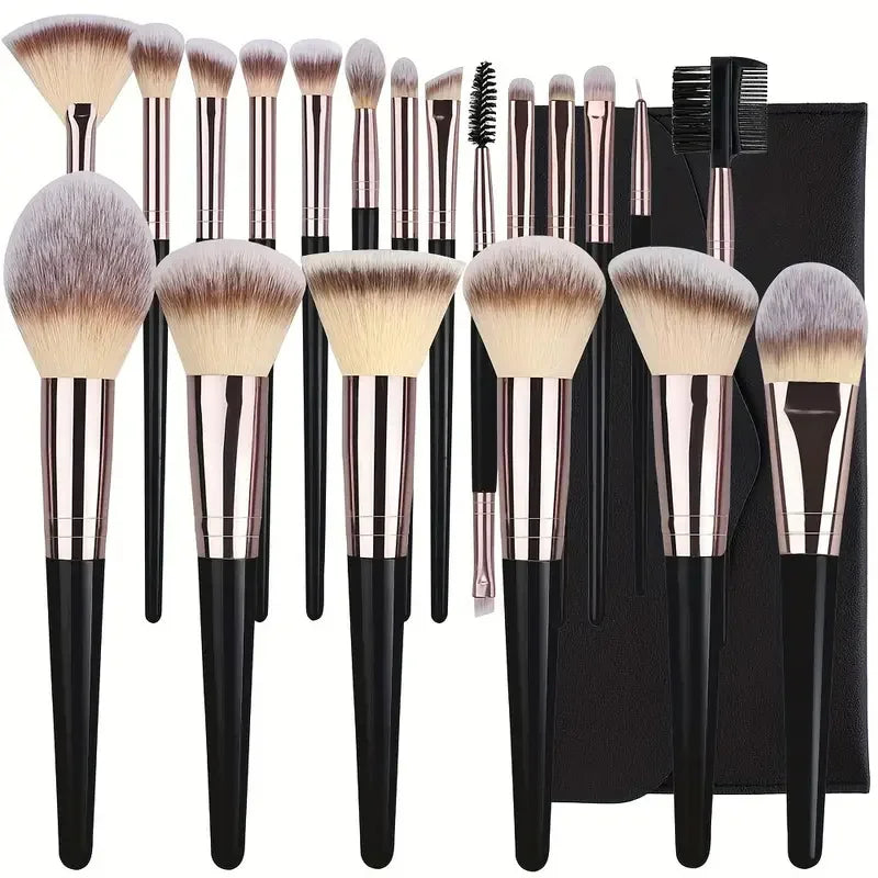 3-20pcs Makeup Brushes Set Kabuki Blending Beauty Tools for Foundation Concealer Powder Eyeshadow Blush Cosmetic Beauty Tool Vue