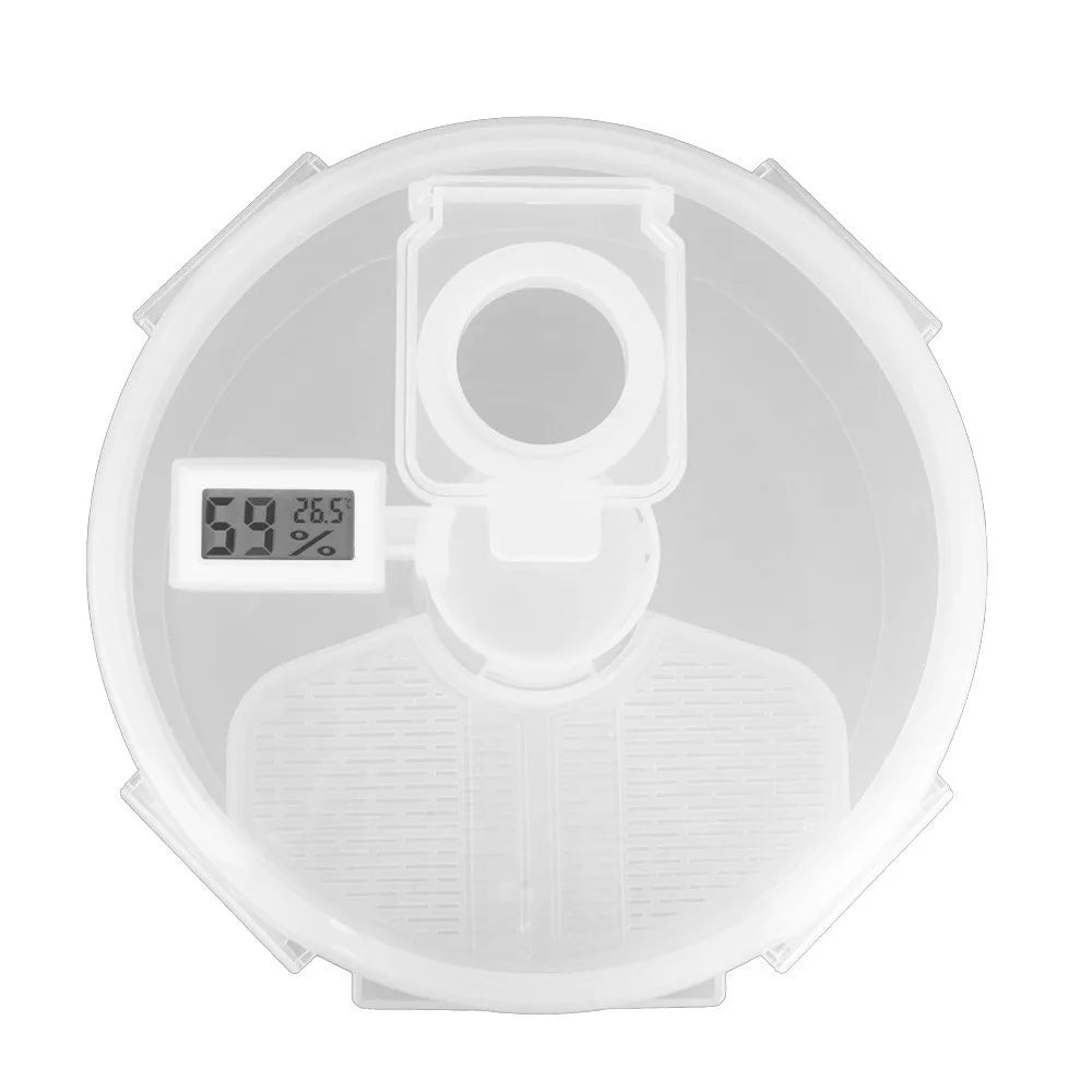 Dustproof 3D Printing Filament Dry Box Airtight with Hygrometer Thermometer Filament Storage Case Anti-Moisture Viewable Vue Transparent
