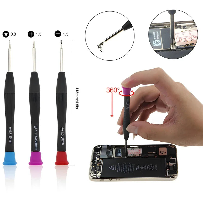 Universal Phone Disassembly Opening Screen Pry Repair Tool Kits Professional Phone Screwdriver Tools For iPhone Samsung Xiaomi Vue