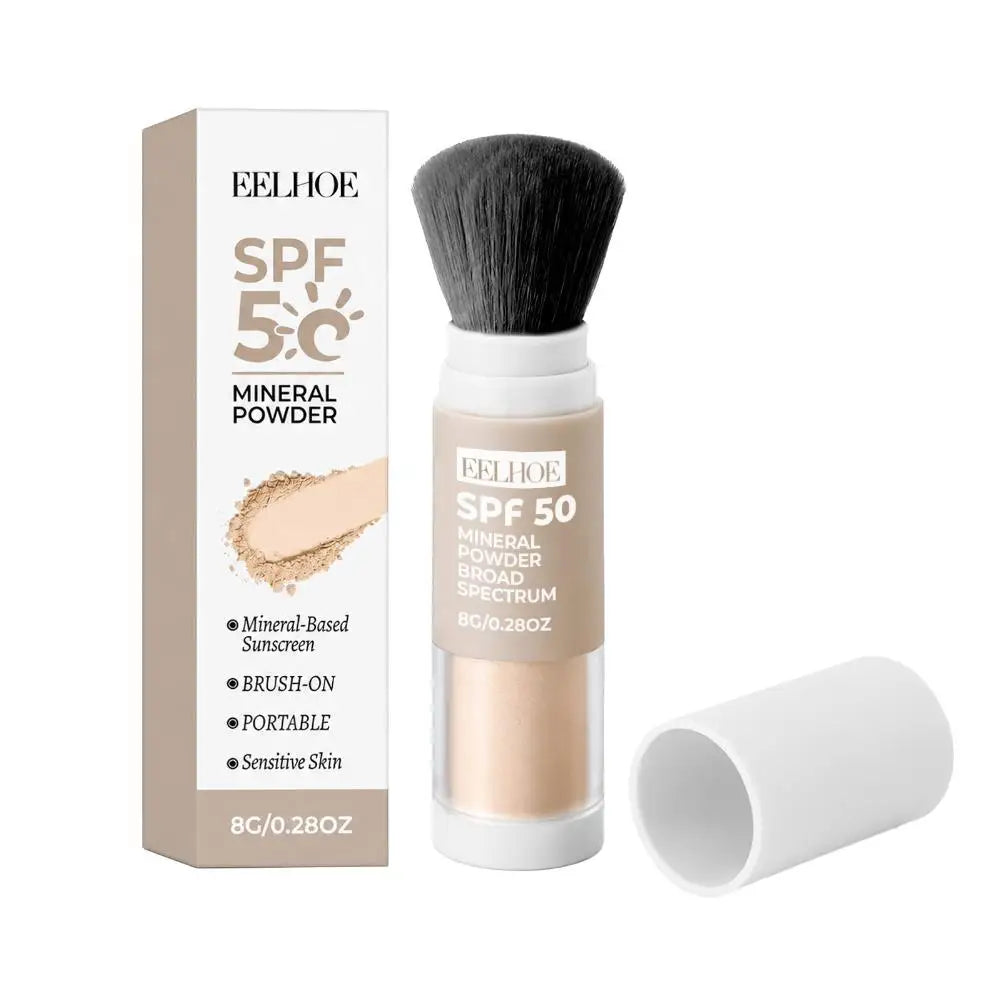 8g Natural Matte Mild Refresh Mineral Sunscreen Powder Non-sticky Lightweight Covering Original Summer Outdoor Protective Powder Vue 8g