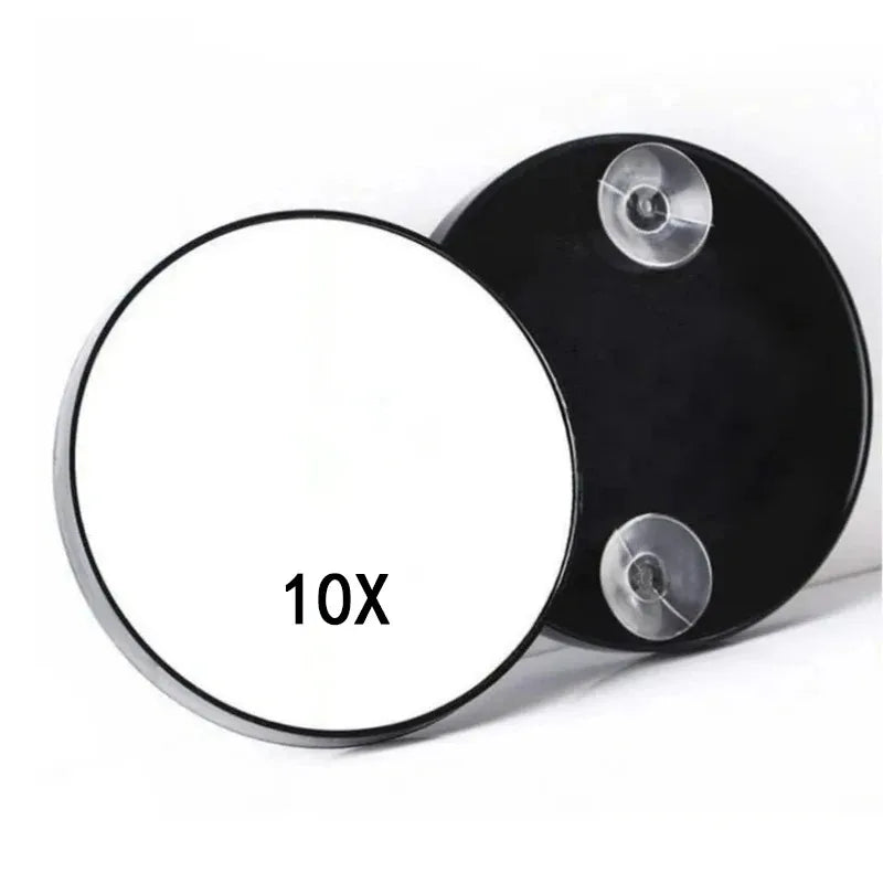 30x Magnification Mirror With Suction Cup Blackhead Magnifying Compact Remove Acne Pores Tool Bathroom Makeup Mirror Vue Black 10x