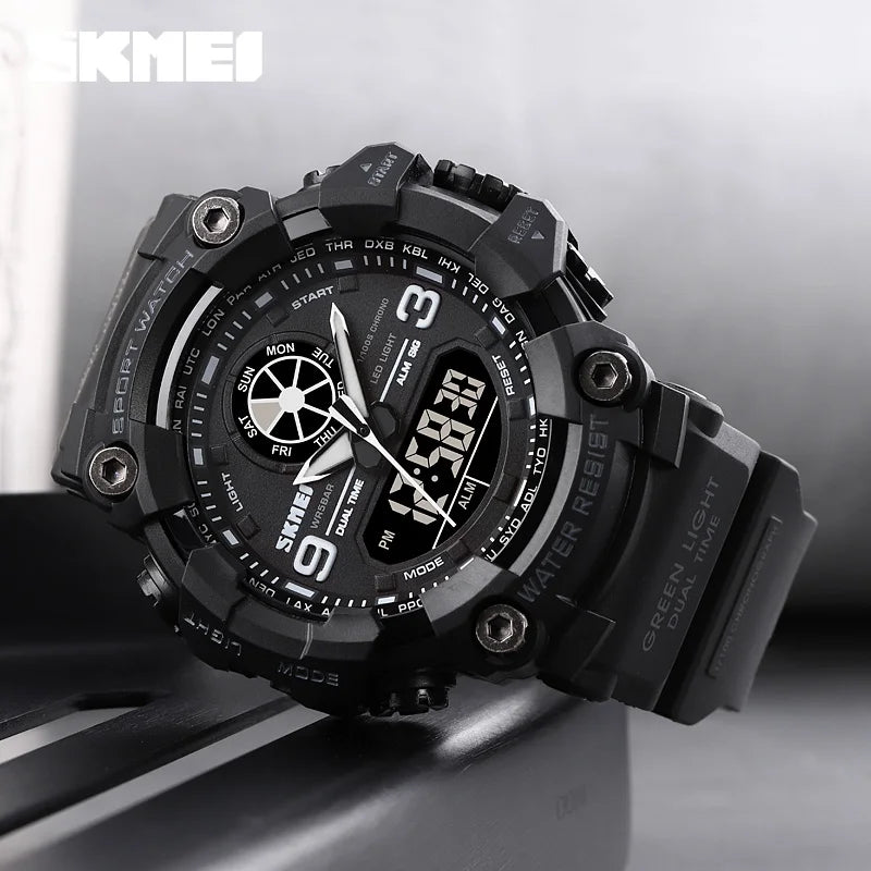 SKMEI 1818 Men's Camouflage LED Military Digital Sports Watch Digital Sports Watch Vue