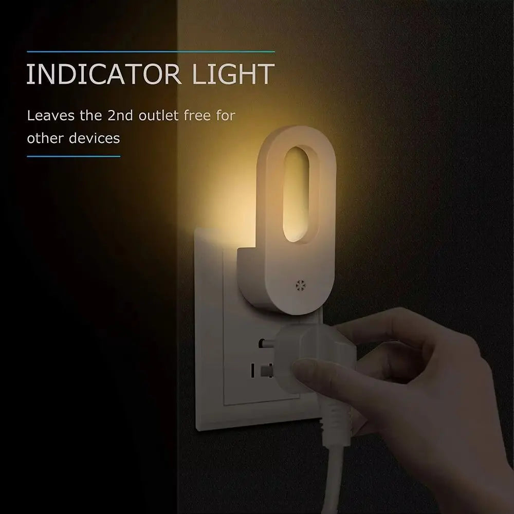 EU/US Wall Night Light Portable Ambient Lighting USB Night Light Light control 0.7W LED home lighting Nursery Vue