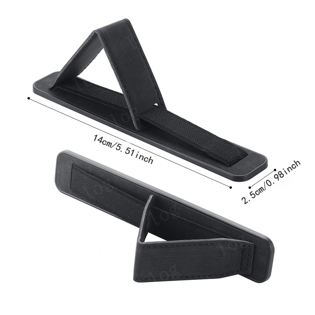 Self Adhesive Phone Wrist Strap Multifunctional Push Pull Stand Anti Slip Anti Fall Desktop Support Vue