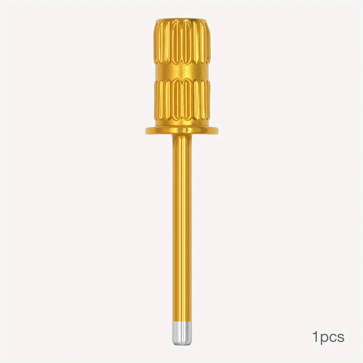 1/5/10pcs PCS Nail Drill Bits Sanding Bands Caps Mandrel Grip Cutters For Manicure Pedicure Machine Tools Vue Golden 1pc