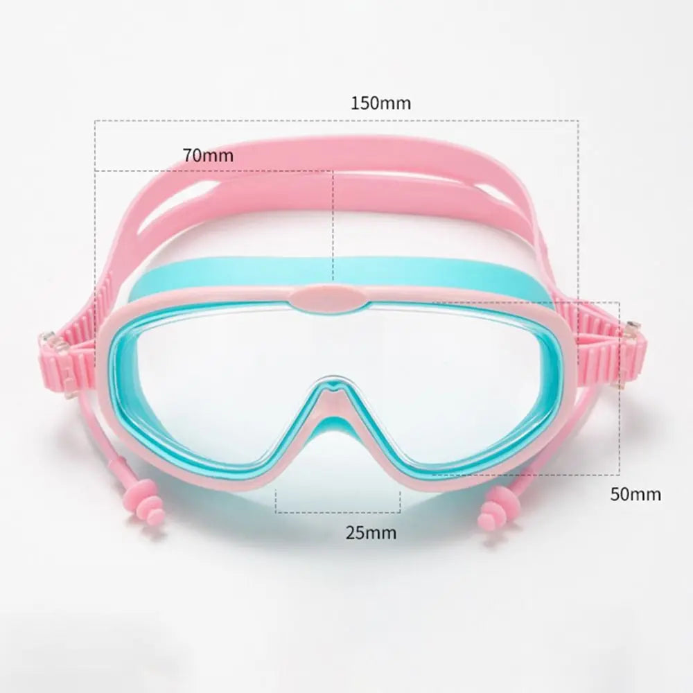Big Frame Swim Goggles Anti-fog Wide View Scuba Diving Swimming Vue
