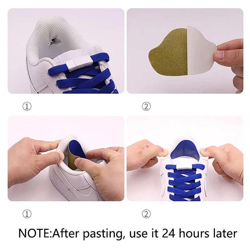 6PCS Self Adhesive Repair Patch For Shoes Heel Wear Hole Sports Shoes Back Pad Anti Wear Washable Patch Vue