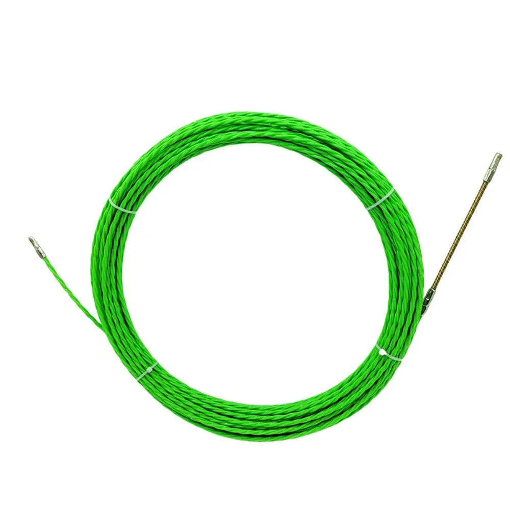 4MM Diameter Cable Guide Tape Puller 5-50 Meter POM Material Cable Push Puller Glass Fiber Green Color Electrical Cable Puller Vue