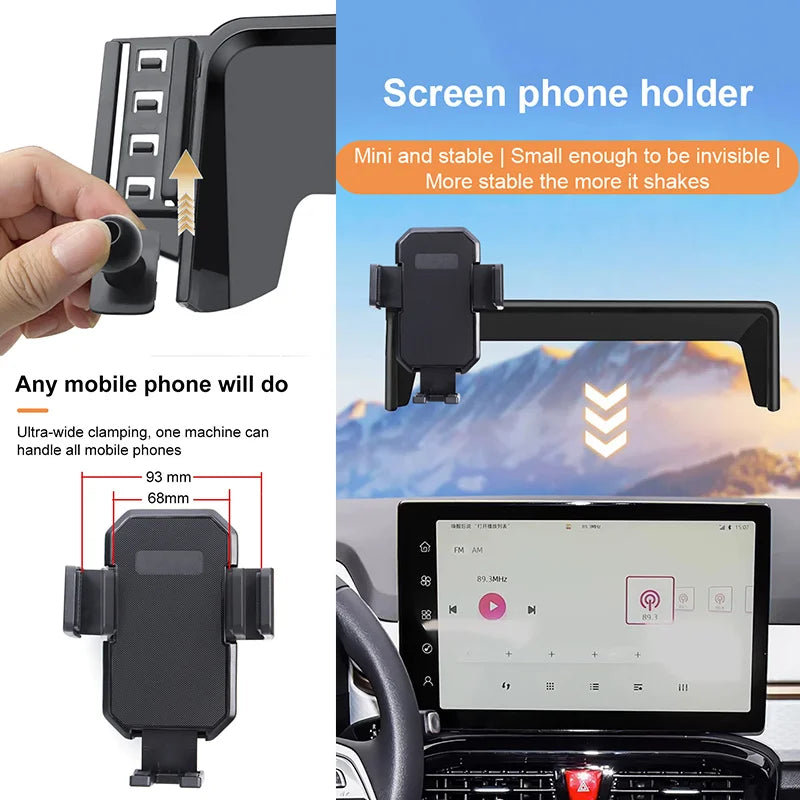 10.1 inch For Honda CR-V RS 2023 2024 2025 Car Phone Holder MagSafe Magnetic Adjustable Screen Mobile Holder Mount Accessories Vue