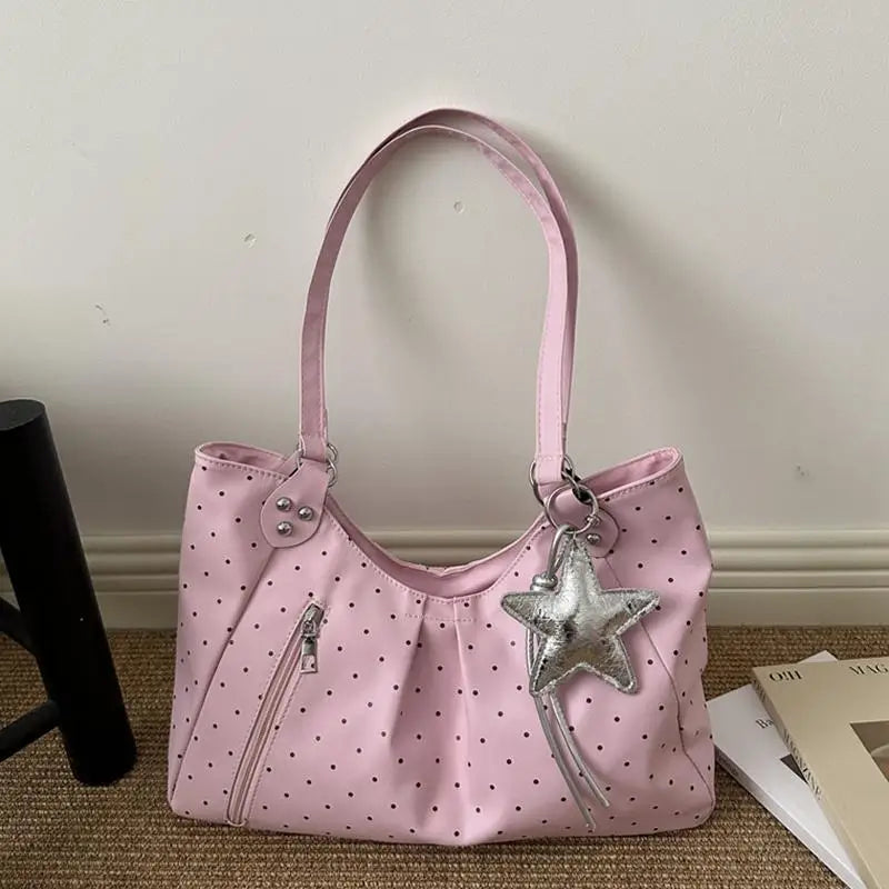 Vintage PU Tote Bag Casual Students Purse 2026 Large Capacity Vue A7