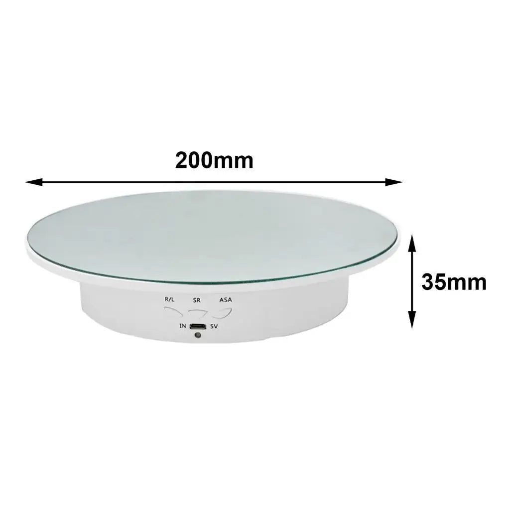 Compact Rotating Display Stand With 360 Degree Rotation Feature Live Streaming And Video Demonstrations Product Vue