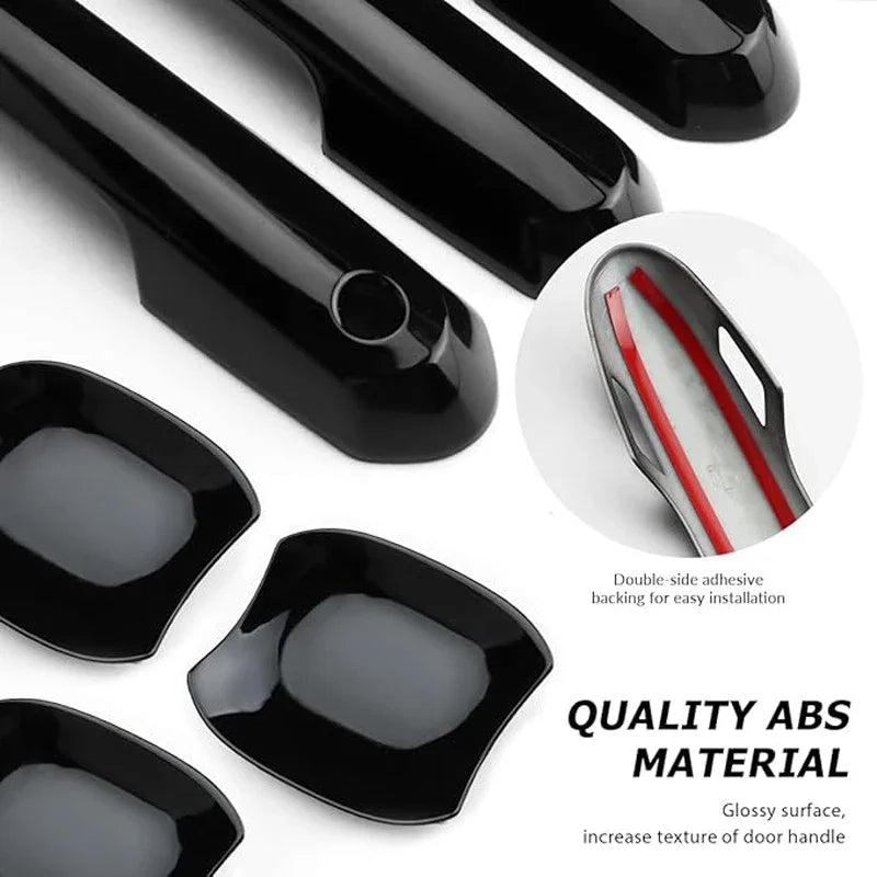 Car Door Handle Cover Trim For Ford Mondeo Fusion 5 MK5 CD391 2014~2022 Exterior Decor Protective Accessories Scratch Stickers Vue