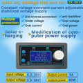 ZK-5KX DC-DC Buck-Boost Converter 0.6-36V 5A 80W CC CV Power Module with LCD Display Vue Default Title