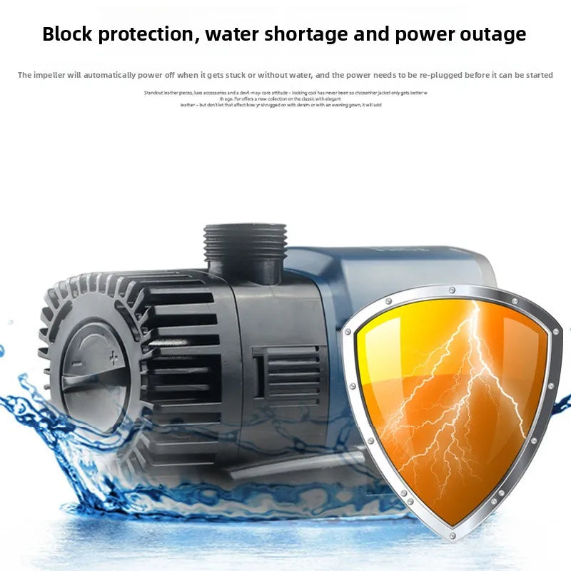 Sunsun Ultra Quiet Submersible Water Pump JTP2000-16000 Variable Frequency for Fish Tank Aquarium Circulating Filter Pump Vue