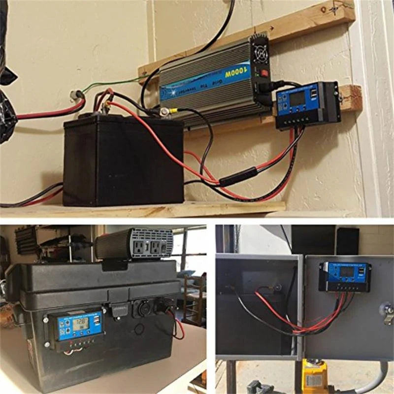 4000W Solar Inverter Kit – 50W Panel, 50A Controller & USB Solar Inverter Kit Vue
