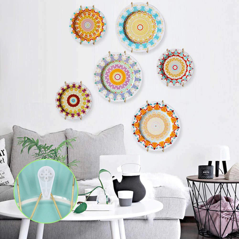 5-Pack Invisible Wire Plate Hangers – Wall Display Holders Wall Plate Hangers Vue