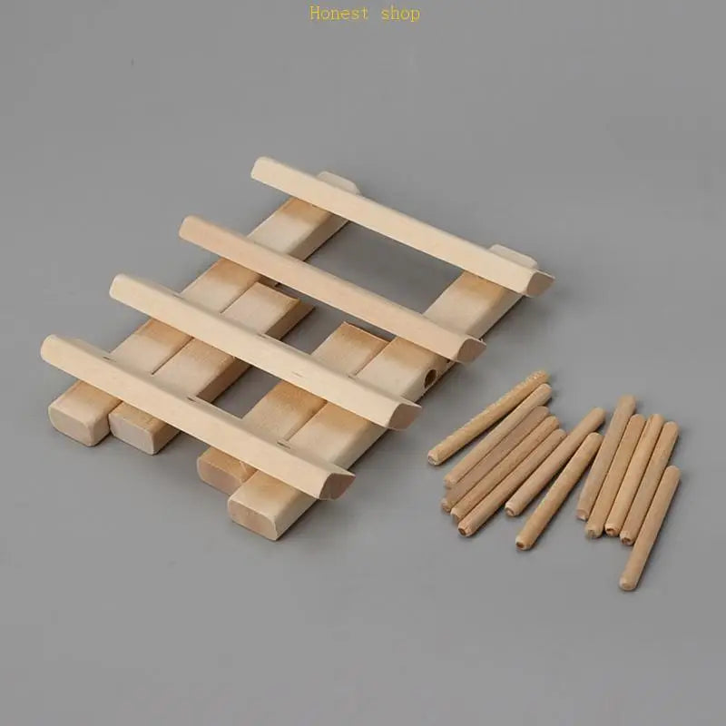 12-Spool Wooden Thread Storage Rack & Sewing Cone Organizer Thread Spool Organizer Vue