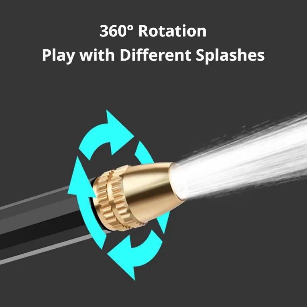 High Pressure Water Lance Hose Pipe Jet Nozzle Gun Garden Adjustable Water Spray Modes Car Pet Ground Cleaning Washer Spray Gun Vue